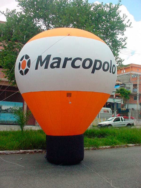Balão inflável promocional rooftop